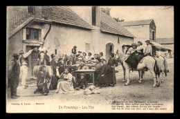 13 - EN PROVENCE - LOU MAS - REPAS APRES LE TRAVAIL - CHEVAUX - Andere & Zonder Classificatie