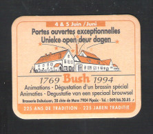 Bierviltje - Sous-bock - Bierdeckel - BUSH - BRASS. DUBUISSON - PIPAIX - UNIEKE OPENDEURDAGEN 4-5/JUNI 1769-1994 (B 946) - Portavasos