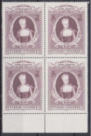 1980 , Mi 1638 ** (4) - 4er Block Postfrisch - 200. Todestag Von Kaiserin Maria Theresia - Unused Stamps