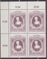 1980 , Mi 1638 ** (5) - 4er Block Postfrisch - 200. Todestag Von Kaiserin Maria Theresia - Nuevos