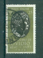 ITALIE - N°737 Obliéré - Bimillénaire De La Naissance D'Ovide. - 1946-60: Gebraucht