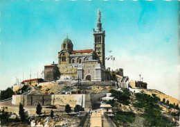 13 - MARSEILLES - NOTRE DAME - Notre-Dame De La Garde, Aufzug Und Marienfigur