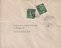 CARTA COMERCIAL  1957  CORREO AEREO SEVILLA - Cartas & Documentos