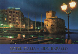 CPM - S - ITALIE - LIGURIA - RAPALLO - HOTEL ITALIA E LIDO - Other & Unclassified