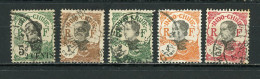 INDOCHINE RF - ANNAMITE   - N° Yvert 75+100+101+103+104 Obli. - Used Stamps