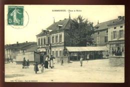 55 - SOMMEDIEUE - PLACE ET MAIRIE - CAFE DU CENTRE - FETE FORAINE - EDITION VVE ARNOUX AU FORT DE GENICOURT - Sonstige & Ohne Zuordnung