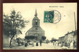 55 - MALANCOURT - L'EGLISE ET LA RUE ANIMEE - CLICHE SIMON - Andere & Zonder Classificatie