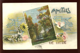 55 - DIEUE - AMITIES - CARTE ILLUSTREE - Autres & Non Classés