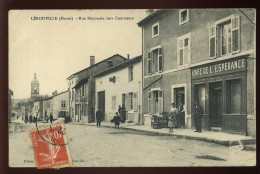 55 - LEROUVILLE - RUE NATIONALE - CAFE DE L'ESPERANCE  - Lerouville