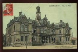 55 - LAHEYCOURT - HOTEL DE VILLE  - EDITION DES COMPTOIRS FRANCAIS - CARTE ANCIENNE TOILEE ET COLORISEE - Altri & Non Classificati