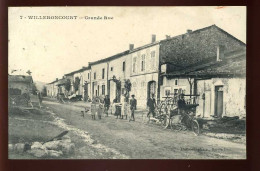 55 - VILLERONCOURT - GRANDE RUE - HUMBERT BURALISTE EDITEUR - DUMONT PHOTO A BAR-LE-DUC - Sonstige & Ohne Zuordnung