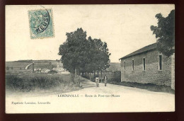 55 - LEROUVILLE - ROUTE DE PONT-SUR-MEUSE - EDITEUR PAPETERIE LORRAINE - Lerouville