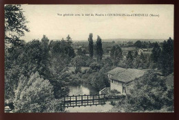 55 - COURCELLES-LES-AUBREVILLE - VUE GENERALE AVEC LE BIEF DU MOULIN - PAS D'EDITEUR VISIBLE - Autres & Non Classés