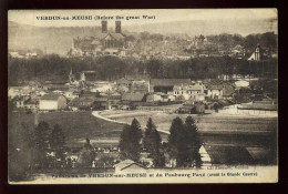 55 - VERDUN - PUBLICITE PHOTOGRAPHIE C. LAVEUVE- VUE DU FAUBOURG PAVE AVANT GUERRE - Verdun