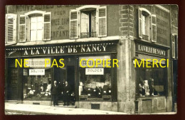 55 - COMMERCY - MAGASIN A LA VILLE DE NANCY - AVRIL 1922 - CARTE PHOTO ORIGINALE - Commercy