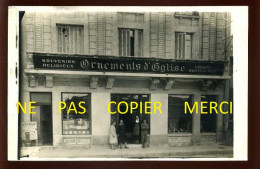 55 - VERDUN - MAGASIN ORNEMENTS D' EGLISE ODIEMERT, 11 RUE ST-PAUL OU RAULIN, 6 PLACE CATHEDRALE - CARTE PHOTO  - Verdun