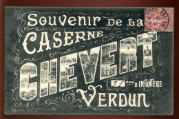 55 - VERDUN - SOUVENIR DE LA CASERNE CHEVERT - 91E D'INFANTERIE - SANS EDITEUR VISIBLE - Verdun