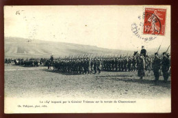 55 - CHAUVONCOURT - LE 154E INSPECTE PAR LE GENERAL TREMEAU SUR LE TERRAIN - CH. FOLIGUET PHOTOGRAPHE-EDITEUR - Autres & Non Classés