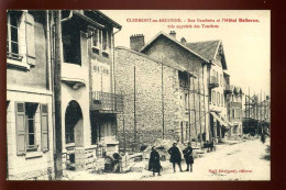 55 - CLERMONT-EN-ARGONNE - RUE GAMBETTA ET HOTEL BELLEVUE - NOEL HERMANT EDITEUR - Clermont En Argonne