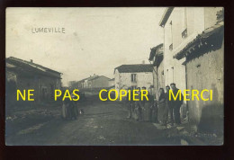 55 - LUMEVILLE - LE CENTRE - CARTE PHOTO ORIGINALE - Sonstige & Ohne Zuordnung