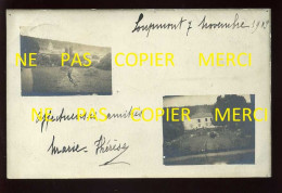 55 - LOUPMONT - LE CHATEAU ET VUE GENERALE EN 1903 - CARTE PHOTO ORIGINALE - Autres & Non Classés