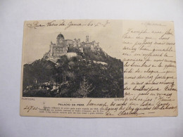 A549 .CPA. PORTUGAL. LISBOA. Cintra. Palacio Da Pena .beau Plan . écrite & Voyagée 1903 - Lisboa