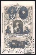 AK Nürnberg, 50 Jähriges Jubiläum 1902 Des Germanischen National-Museums, Ganzsache Bayern  - Royal Families