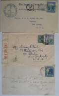 JAMAÏQUE - 3 Lettres (enveloppes) De 1921, 1932 Et 1941 Censurée Pour Les Etats-Unis - Jamaïque (...-1961)