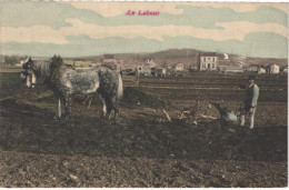 FR LA VIE AUX CHAMPS - Colorisée - Le Labour - Animée - Belle - Culturas