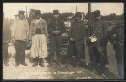 Foto-AK Sennelager, Kriegsgefangene Franzosen, Turkos Und Zuaven, 1914  - Guerre 1914-18