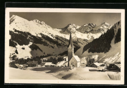 AK Mittelberg, Kirche Im Schnee Am Schafalpköpf U. Hammerspitze  - Andere & Zonder Classificatie