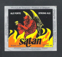 BRASSERIE DE BLOCK - MERCHTEM - ALE FORTE - STRONG ALE - SATAN -  330 Ml -  BIERETIKET (BE 231) - Bier