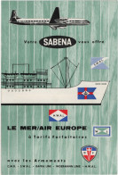 Votre Sabena Vous Offre Le Mer/Air Europe Vers Le Congo Belge Et Ruanda-Urundi - Matadi - Altri & Non Classificati