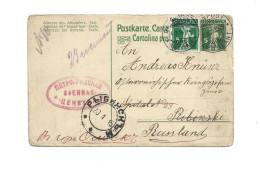 SWITZERLAND RUSSIA - POW LAGER KRIEGSGEFANGENEN PRIGIONIERI DI GUERRA WWI CENSORED CENSURE GEPRÜFT - Cartas & Documentos