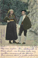 64 - Pyrénées Atlantiques - Costumes Ossalois - Animée - Colorisée - CPA - Voir Scans Recto-Verso - Autres & Non Classés