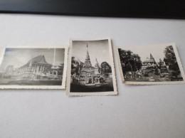 Lot De 5 Photos à Localiser Souvenir D'extrême Orient - Asien