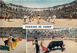 Corrida - Toros - Multivues - CPM - Voir Scans Recto-Verso - Corrida