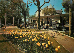 73 - Aix Les Bains - Place Des Thermes - Fleurs - Tulipes - Carte Dentelée - CPSM Grand Format - Voir Scans Recto-Verso - Aix Les Bains