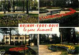 93 - Aulnay Sous Bois - Le Parc Dumont - Multivues - Fleurs - Etat Pli Visible - CPM - Voir Scans Recto-Verso - Aulnay Sous Bois