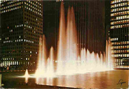 92 - La Défense - La Fontaine Musicale Agam  - Vue De Nuit - CPM - Voir Scans Recto-Verso - La Defense