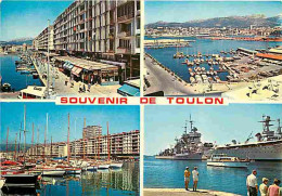 83 - Toulon - Multivues - Bateaux - Navires De Guerre - CPM - Voir Scans Recto-Verso - Toulon