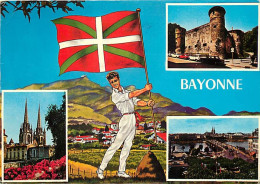 64 - Bayonne - Multivues - Drapeau Basque - CPM - Voir Scans Recto-Verso - Bayonne