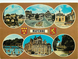 53 - Mayenne - Multivues - Blasons - Carte Neuve - CPM - Voir Scans Recto-Verso - Mayenne