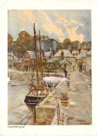 Art - Peinture - George F Nicholls - Padstow Quay - CPM - Voir Scans Recto-Verso - Malerei & Gemälde