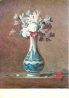 Art - Peinture - Jean Baptiste Chardin - Vase De Fleurs - CPM - Voir Scans Recto-Verso - Paintings