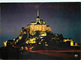 50 - Le Mont Saint Michel - Vue Générale - Vue De Nuit - Flamme Postale - CPM - Voir Scans Recto-Verso - Le Mont Saint Michel