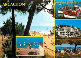 33 - Arcachon - Multivues - Bateaux - Plage - Bassin D'Arcachon - CPM - Voir Scans Recto-Verso - Arcachon