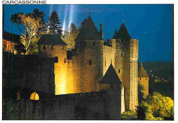 11 - Carcassonne - La Cité Médiévale - La Porte D'Aude Et Ses Remparts - Carte Neuve - CPM - Voir Scans Recto-Verso - Carcassonne