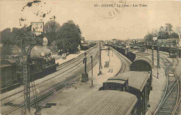 58 - Cosne Cours Sur Loire - La Gare - Les Voies - Trains - CPA - Oblitération De 1915 - Voir Scans Recto-Verso - Cosne Cours Sur Loire