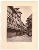 1938 - Héliogravure - Strasbourg (Bas-Rhin) - La Cour Du Corbeau - Unclassified